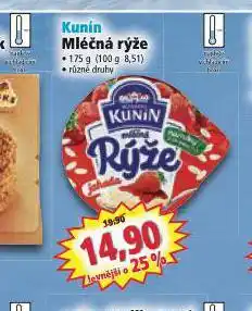Norma Kunín mléčná rýže nabídka