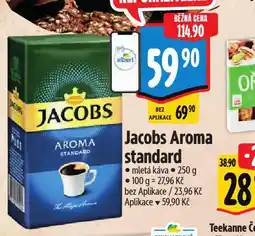 Albert Jacobs aroma standard mletá káva nabídka