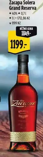 Albert Zacapa solera grand reserva nabídka