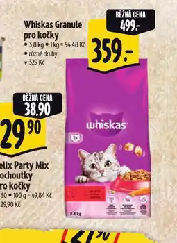 Albert Whiskas granule pro kočky nabídka