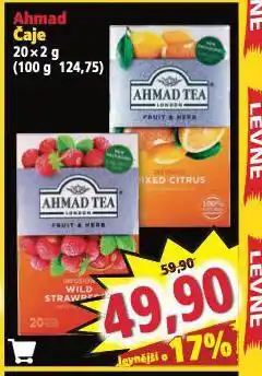 Norma Ahmad čaj nabídka