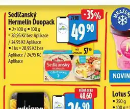 Albert Sedlčanský hermelín duopack nabídka