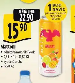 Albert Mattoni ochucená nabídka