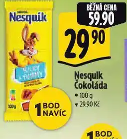 Albert Nesquik čokoláda nabídka