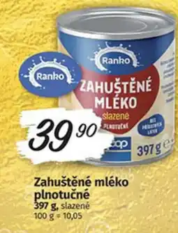 COOP TIP Zahuštěné mléko plnotučné nabídka