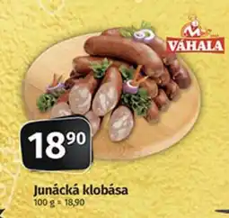 COOP TIP Junácká klobása nabídka