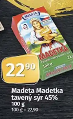 COOP TIP MADETA Madetka tavený sýr 45% nabídka