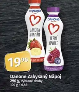 COOP TIP DANONE Zakysaný Nápoj nabídka