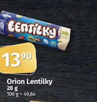 COOP TIP ORION Lentilky nabídka