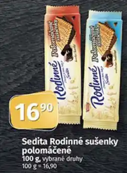 COOP TIP Sedita RODINNE sušenky polomáčené nabídka