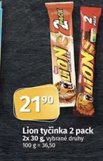 COOP TIP Lion tyčinka 2 pack nabídka