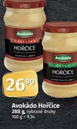 COOP TIP AVOKADO Hořčice nabídka