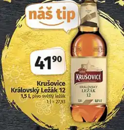COOP TIP Krušovice Královský ležák 12 nabídka