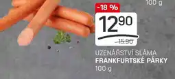 Flop Uzenářství Sláma Frankfurtské Párky nabídka