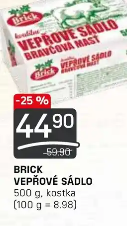 Flop BRICK Vepřové Sádlo nabídka