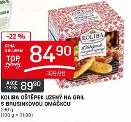 Flop KOLIBA Oštěpek Uzený na Gril s Brusinkovou Omáčkou nabídka