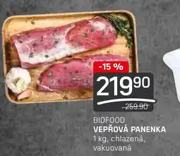BIDFOOD Vepřová Panenka