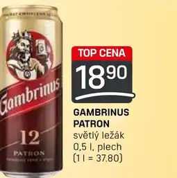 Flop GAMBRINUS PATRON nabídka