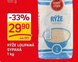 Flop DOBRY VYBER Rýže Loupaná Sypaná nabídka