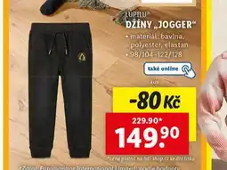 Lidl Džíny jogger nabídka
