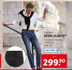 Lidl Džíny slim fit nabídka