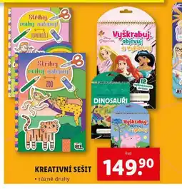 Lidl Kreativní sešit nabídka