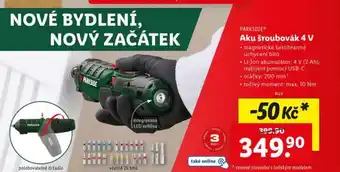 Lidl Aku šroubovák 4 v nabídka