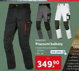 Lidl Pracovní kalhoty nabídka