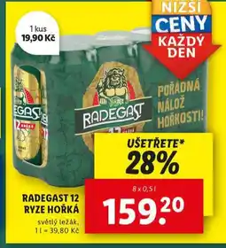 Lidl Pivo radegast nabídka