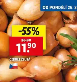 Lidl Cibule žlutá nabídka