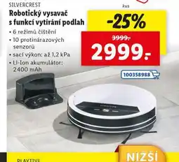 Lidl Robotický vysavač s funkcí vytírání podlah nabídka
