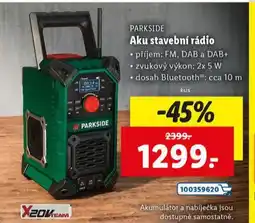 Lidl Aku stavební rádio nabídka