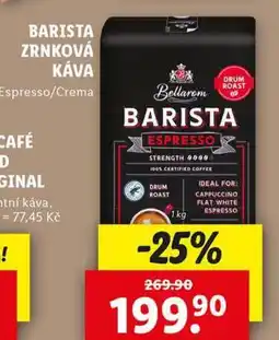 Lidl Barista káva nabídka