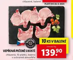Lidl Vepřová pečeně s kostí nabídka