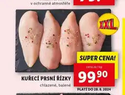 Lidl Kuřecí prsní řízky nabídka