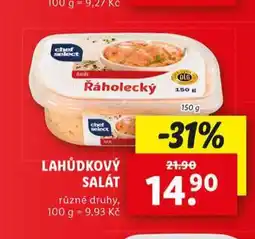 Lidl Lahůdkový salát nabídka