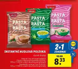 Lidl Instantní nudlová polévka nabídka