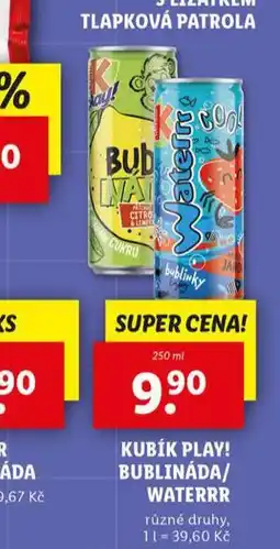 Lidl Kubík waterrr nabídka