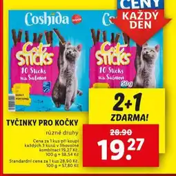 Lidl Coshida tyčinky pro kočky nabídka