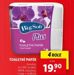 Lidl Toaletní papír nabídka