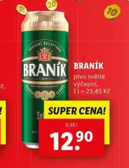 Lidl Pivo braník nabídka