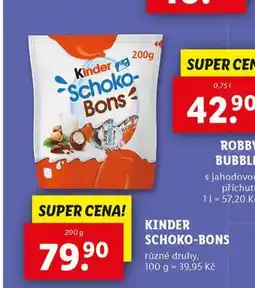 Lidl Kinder schoko-bons nabídka