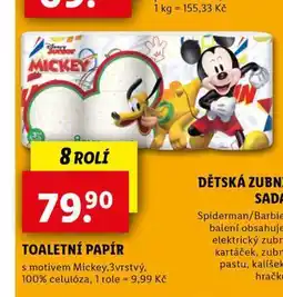 Lidl Toaletní papír nabídka
