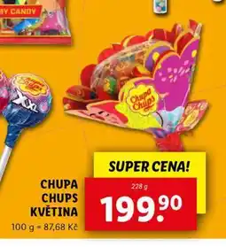Lidl Chupa chups květina nabídka
