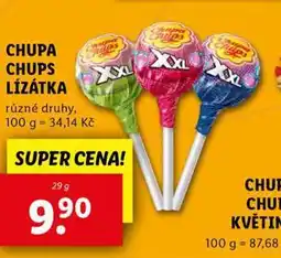 Lidl Chupa chups lízátka nabídka