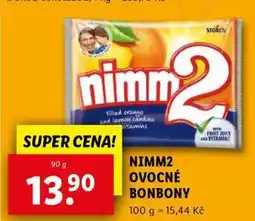 Lidl Nimm2 ovocné bonbony nabídka