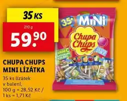 Lidl Chupa chups mini lízátka nabídka