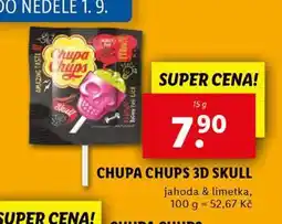 Lidl Chupa chups 3d skull nabídka