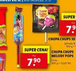 Lidl Chupa chups melody pops nabídka