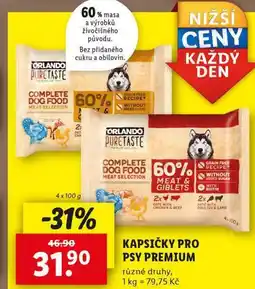Lidl Orlando kapsičky pro psy nabídka